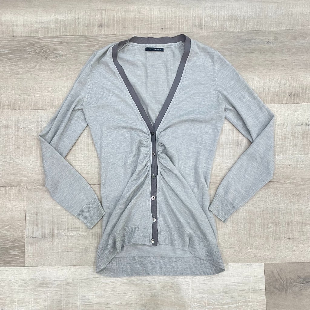 Gray Button Down Cardigan